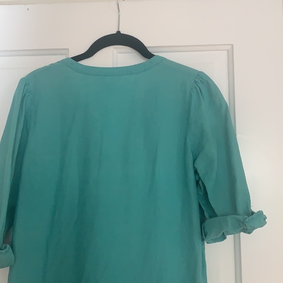 H&M Teal Linen Tunic - Picture 3 of 6